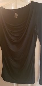 Black rayon long sleeve